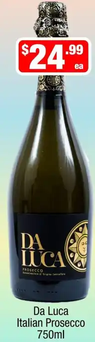 Liquor Stax Da Luca Italian Prosecco offer