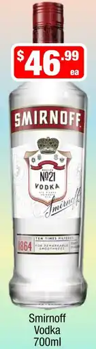Liquor Stax Smirnoff Vodka offer