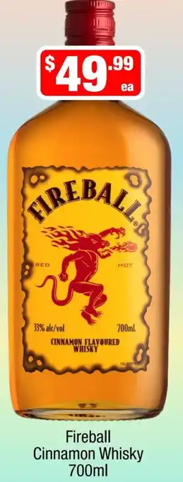 Liquor Stax Fireball Cinnamon Whisky offer