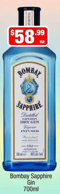 Liquor Stax Bombay Sapphire Gin offer