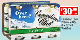 Liquor Stax Canadian Club Premix 4.8% offer