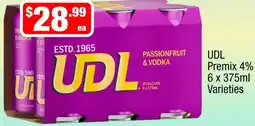 Liquor Stax UDL Premix 4% offer