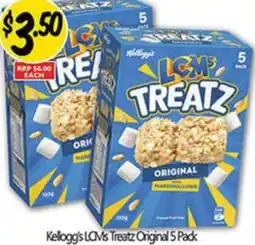 NQR Kellogg's LCMs Treatz Original offer