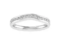 Bevilles Jewellery Love by Michelle Beville 18ct White Gold 0.22ct Diamond Eternity Ring offer