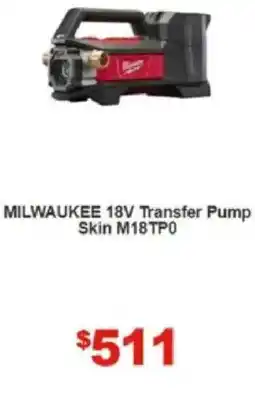 Total Tools MILWAUKEE 18V Transfer Pump Skin offer