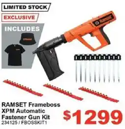 Total Tools RAMSET Frameboss XPM Automatic Fastener Gun Kit offer