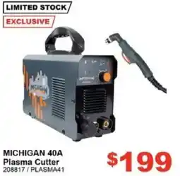 Total Tools MICHIGAN 40A Plasma Cutter offer