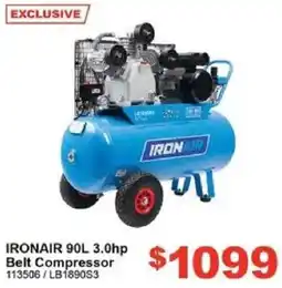 Total Tools IRONAIR 3.0hp Belt Compressor offer