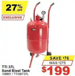Total Tools TTI Sand Blast Tank offer