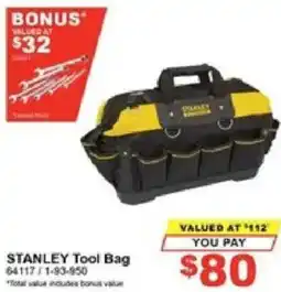 Total Tools STANLEY Tool Bag offer