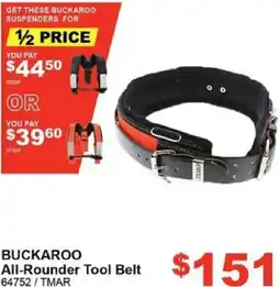 Total Tools BUCKAROO All-Rounder Tool Belt offer