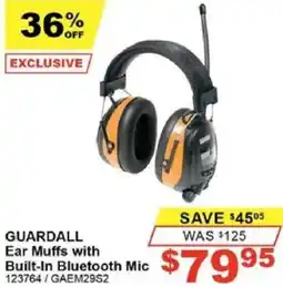 Total Tools GUARDALL Ear Muffs with Built-In Bluetooth Mic offer
