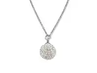 Bevilles Jewellery Stainless Steel Crystal Ball Necklace offer