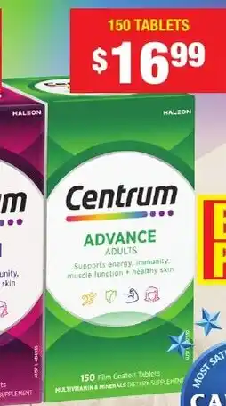 Chemist Warehouse Centrum advance adults offer