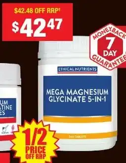 Chemist Warehouse Mega magnesium glycinate 5-in-1 offer