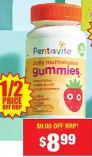 Chemist Warehouse Pentavite daily multivitamin gummies offer