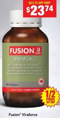 Chemist Warehouse Fusion Viraforce offer
