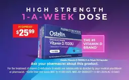 Chemist Warehouse Ostelin Vitamin D 7000IU 1-A-Week offer