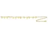 Bevilles Jewellery 9ct Yellow Gold Silver Filled Drop Fancy Necklace offer