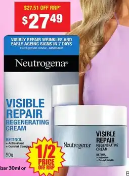Chemist Warehouse Visible repair regenerating cream offer