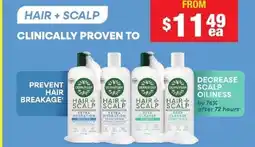Chemist Warehouse Hair + scalp clinically proven to offer
