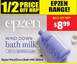Chemist Warehouse Epzen Wind Down Bath Milk offer