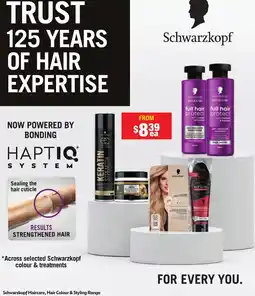 Chemist Warehouse Schwarzkopf Haircare, Hair Colour & Styling Range offer