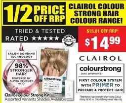 Chemist Warehouse Clairol Colour Strong Kit offer