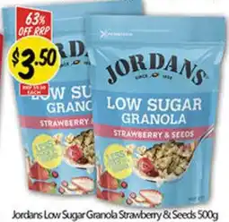 NQR Jordans Low Sugar Granola Strawberry & Seeds offer