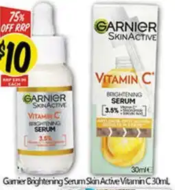 NQR Gamier Brightening Serum Skin Active Vitamin C offer