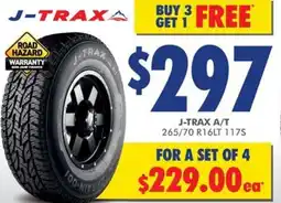 Bob Jane T-Marts J-trax a/t offer