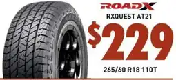 Bob Jane T-Marts Roadx rxquest at21 offer