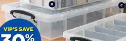 Spotlight Featuring boxsweden clear compartment plastic storage tubs offer