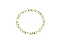 Bevilles Jewellery 9ct Yellow Gold Figaro Bracelet offer