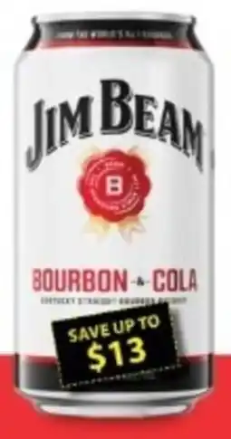 Star Liquor Jim beam & cola cube range offer