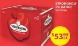 Star Liquor Strongbow 5% range offer