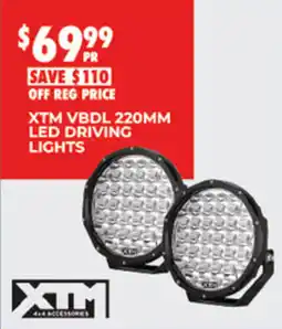 BCF Xtm vbdl led driving lights offer