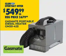 BCF Gasmate portable diesel heater gm20 425 offer