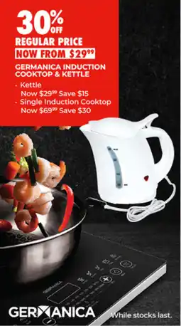 BCF Germanica induction cooktop & kettle offer