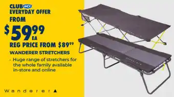 BCF Wanderer stretchers offer