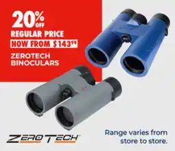 BCF Zerotech binoculars offer