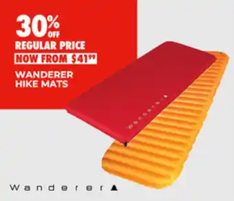 BCF Wanderer hike mats offer