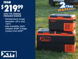 BCF Xtm ttf fridge freezer range offer