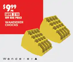 BCF Wanderer chocks offer