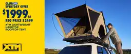 BCF Xtm lightweight hardtop rooftop tent offer