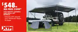 BCF Xtm mighty awning and wall kit bundle offer