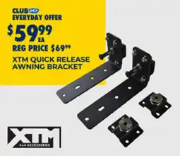 BCF Xtm quick release awning bracket offer
