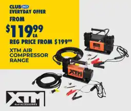 BCF Xtm air compressor range offer