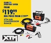 BCF Xtm air compressor range offer