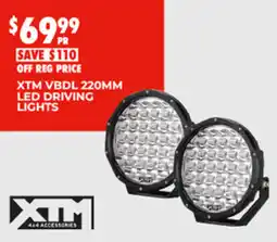 BCF Xtm vbdl 220mm led driving lights offer